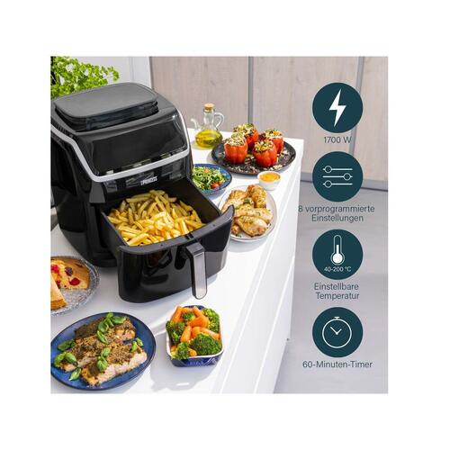 Princess airfryer 6,5 L - 1.700 W, sort