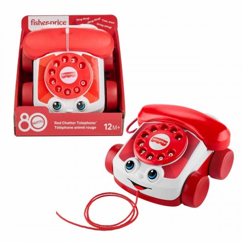 Legetelefon Fisher-Price - lærerigt spil, multifarvet