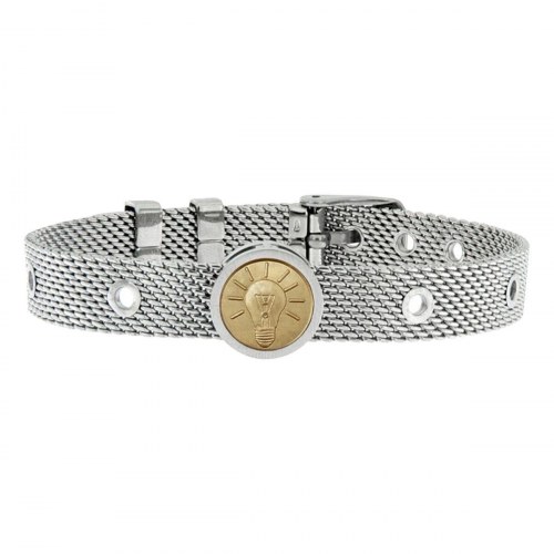 TJA-5-08-01-1-235 unisex armbånd - sølvfarvet