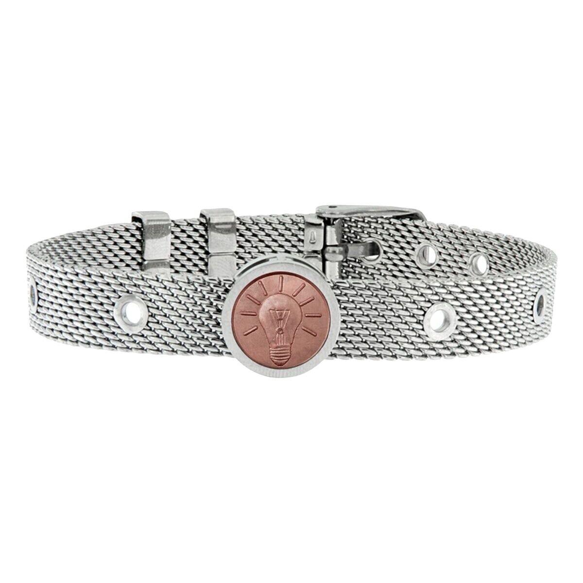 Unisex armbånd - sølvfarvet mesh, Innovative