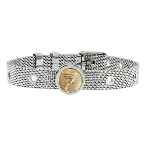 Unisex armbånd Dynamic fra - sølvfarvet