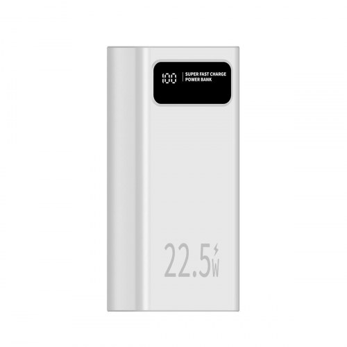 Powerbank LEOTEC 30000 mAh 22,5 W - Hvid (LEPOW30W22W)