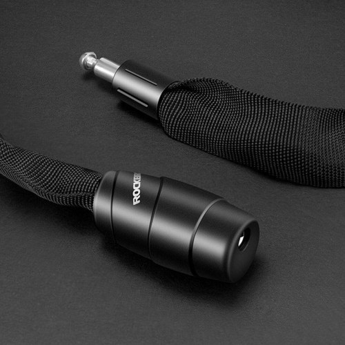 Rockbros cykellås med kode og nøgle - 95 cm, sort