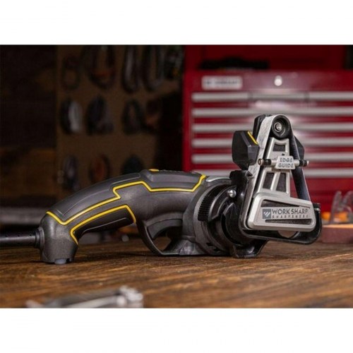Work Sharp knivsliber 09DX075 - elektrisk båndsliber, sort/sølv