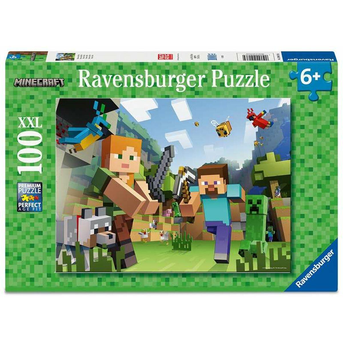 Ravensburger puslespil - Minecraft XXL 100 brikker (6+)