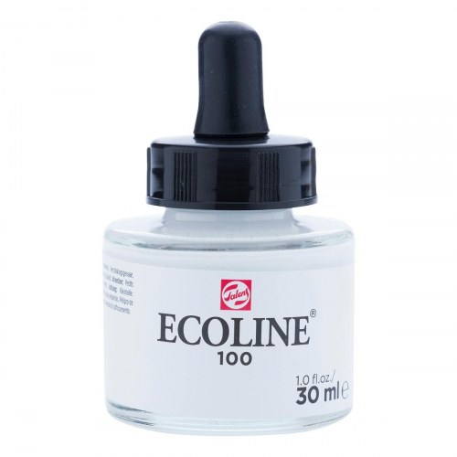 Talens Ecoline akvarelfarve - Hvid 30 ml (3 stk.)