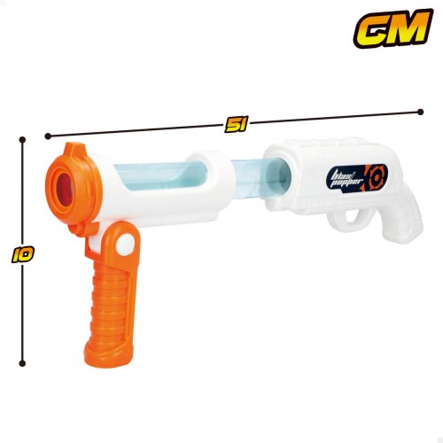 Legetøjspistoler - skumkugle blaster, 51 × 10 × 5 cm (6 enheder)
