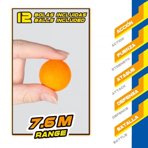 Legetøjspistoler - skumkugle blaster, 51 × 10 × 5 cm (6 enheder)