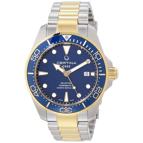 Certina herreur C0326072204100, automatisk, Ø 43 mm