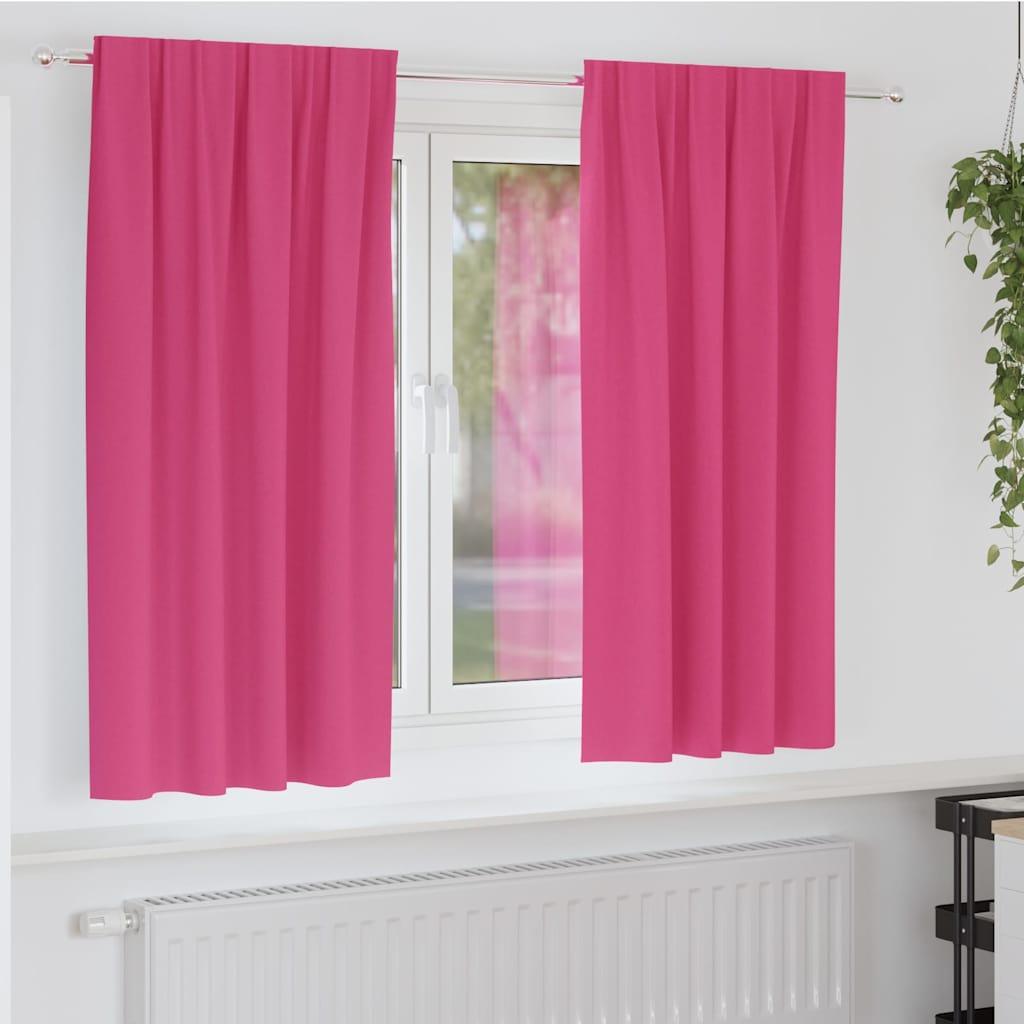 Mørklægningsgardiner med gardiner Lys Pink Polyester