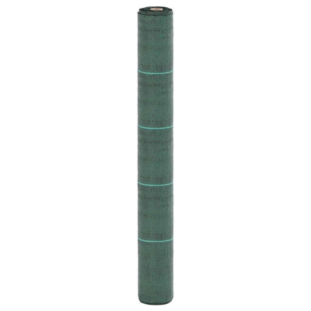 Ukrudtsdug 1 × 5 m - grøn PP, 60 g/m²