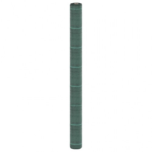 Ukrudtsdug 1,5 × 5 m - PP, grøn med striber