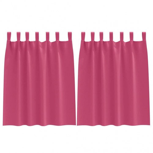 Mørklægningsgardiner med gardiner Bright Pink Polyester