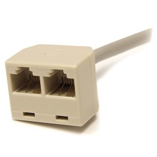 Netværkskabel Cat6 Startech RJ45 splitter 0,33 m (grå)