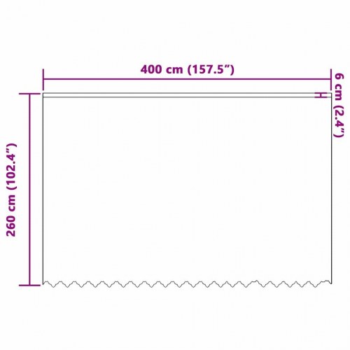 Gardiner med gardiner Hvid 500x100cm Polyester