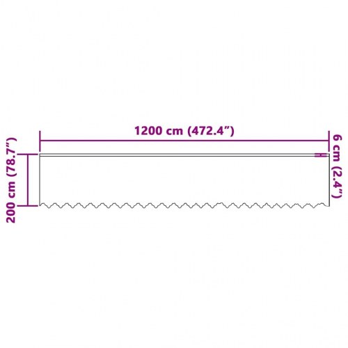 Gardiner med gardiner Hvid 500x100cm Polyester