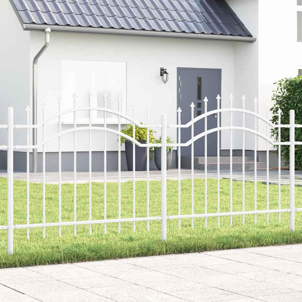 Havehegn Hvid 140 cm Pulverlakeret Stål