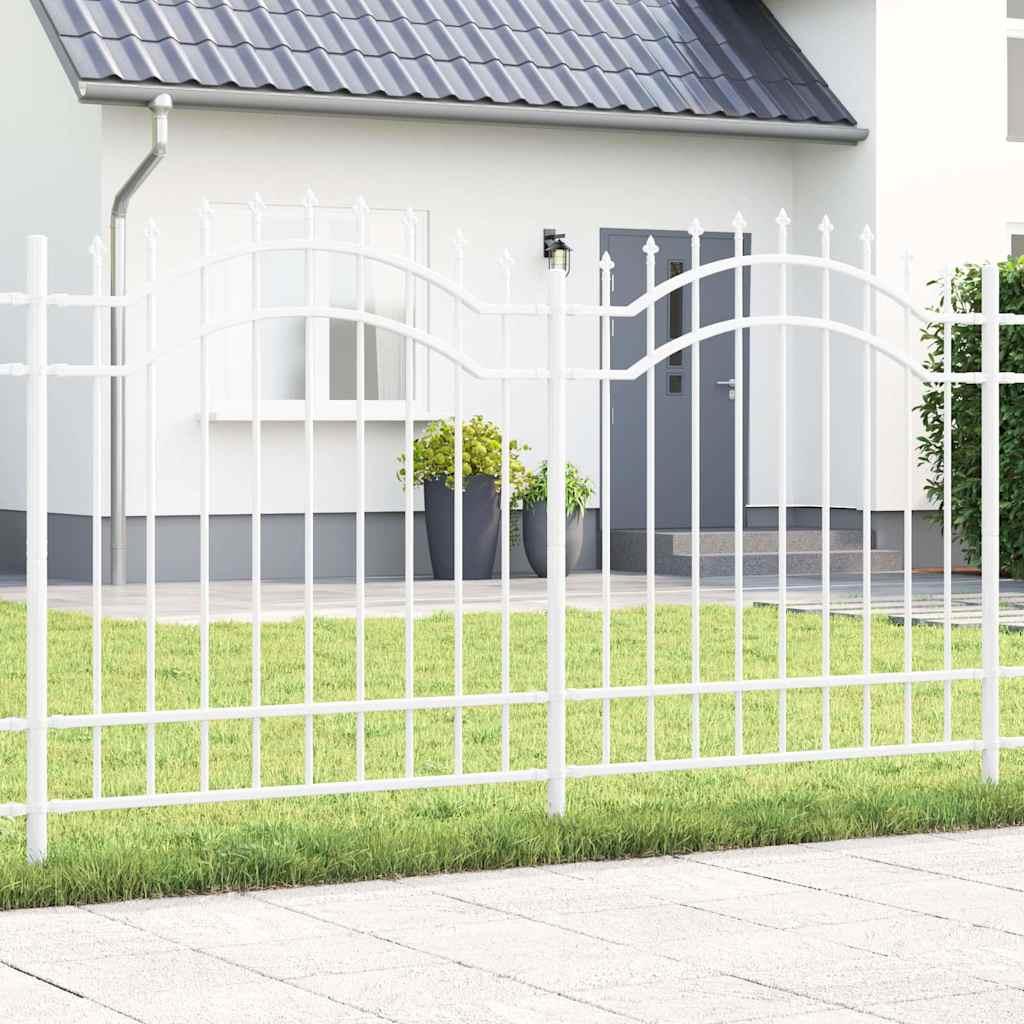 Havehegn Hvid 165 cm Pulverlakeret Stål