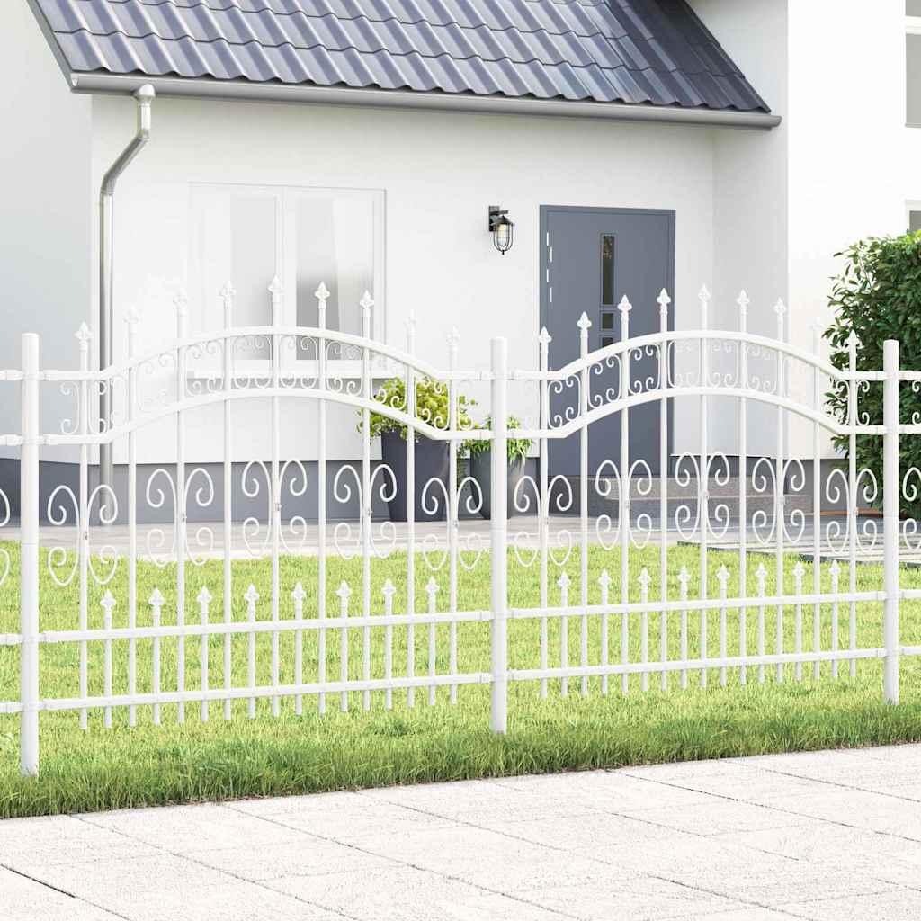 Havehegn Hvid 140 cm Pulverlakeret Stål