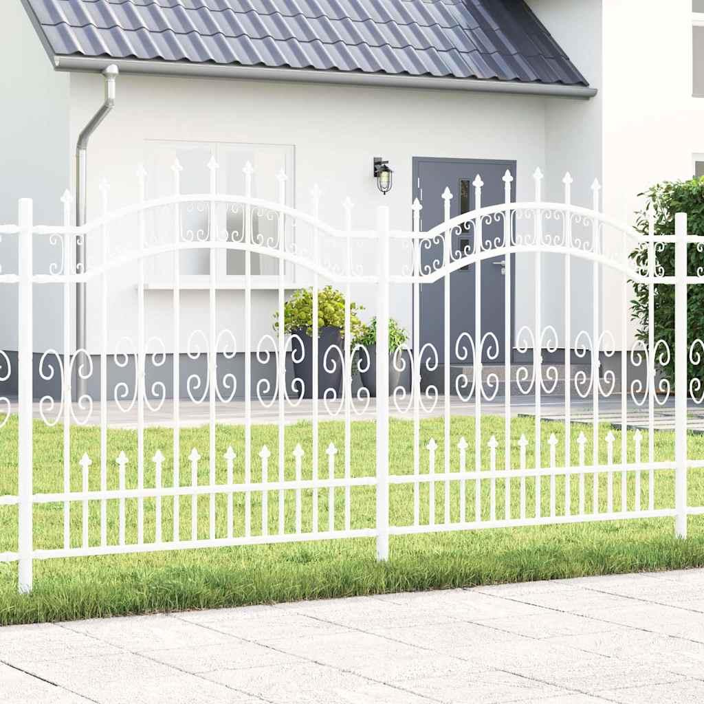 Havehegn Hvid 165 cm Pulverlakeret Stål