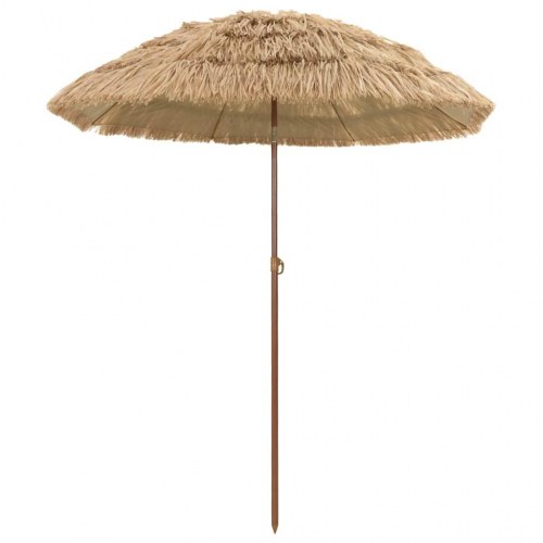 Strand Parasol Brun Ø 160 x 196 cm Stål