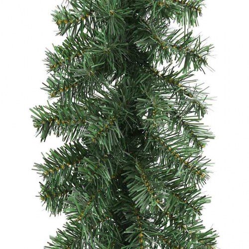 Julekrans/guirlande 2 stk - grøn PVC, 20 m
