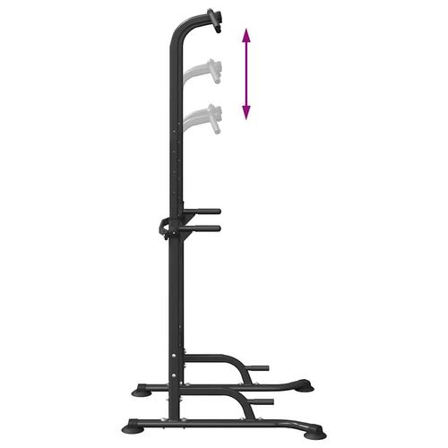 Power Tårn Dip Station Andet Sort 95 x 102 x (160-210) cm
