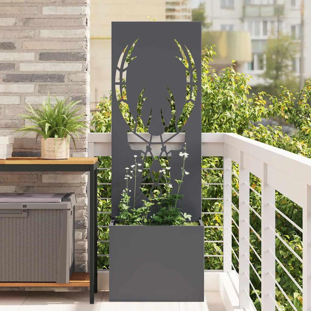 Have privatliv skærm Antracit 50 x 140 cm Koldvalset stål