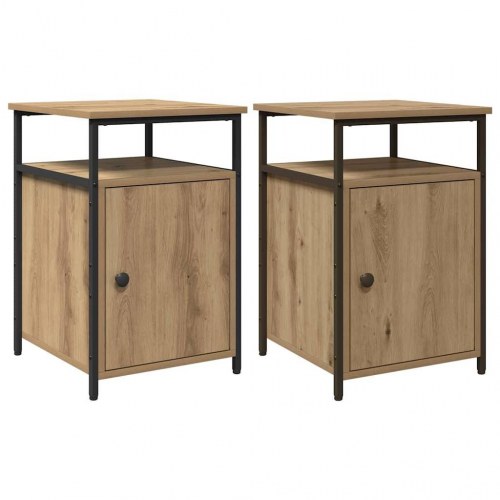 Sengeborde 2 stk. artisan eg - 40 x 42 x 60 cm