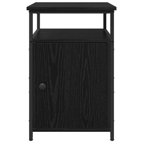 Sengeborde 2 stk. i sort eg - 40 x 42 x 60 cm