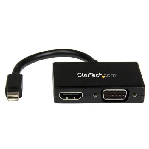 HDMI adapter StarTech Mini DisplayPort til HDMI/VGA - 15 cm, sort