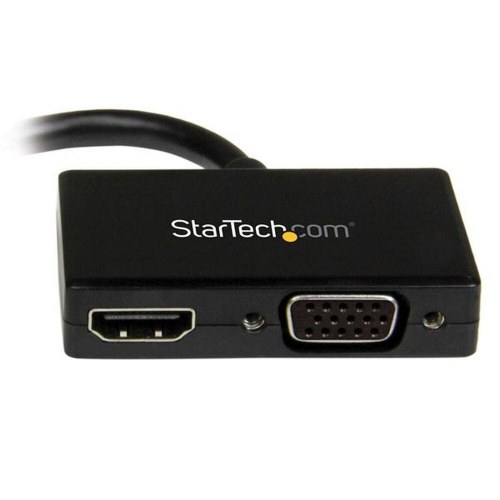 HDMI adapter StarTech Mini DisplayPort til HDMI/VGA - 15 cm, sort