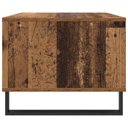 Sofabord med opbevaring - gammelt træ 60 x 50 x 40 cm