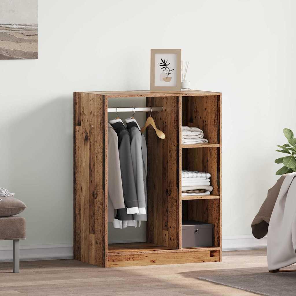 Garderobeskab Gammelt træ 77 x 48 x 102 cm Konstrueret træ