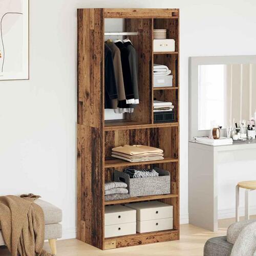 Garderobeskab Gammelt træ 77 x 48 x 102 cm Konstrueret træ