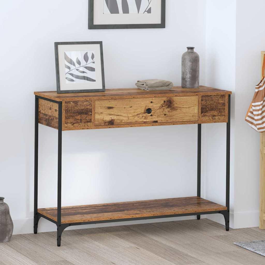 Konsolbord Andet Gammelt træ 100 x 34.5 x 75 cm Konstrueret træ