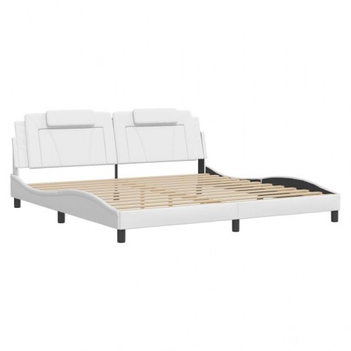 Sengeramme Viana 200 x 200 cm uden madras - hvid