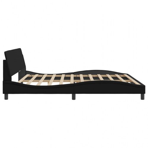 Sengeramme Dover 200 x 200 cm i kunstlæder - sort