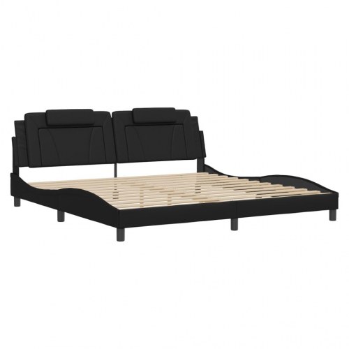 Sengeramme Viana 200 x 200 cm - sort