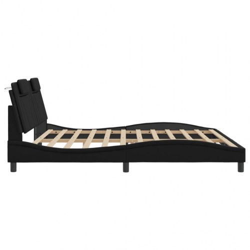 Sengeramme Viana 200 x 200 cm - sort