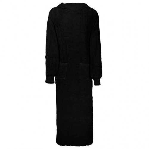 Tæppehoodie KINN - sort, XXL
