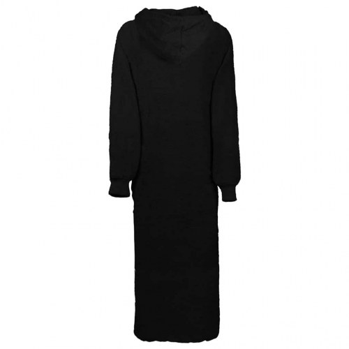 Tæppehoodie KINN - sort, XXL