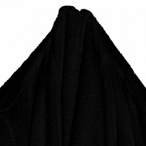 Tæppehoodie KINN - sort, XXL