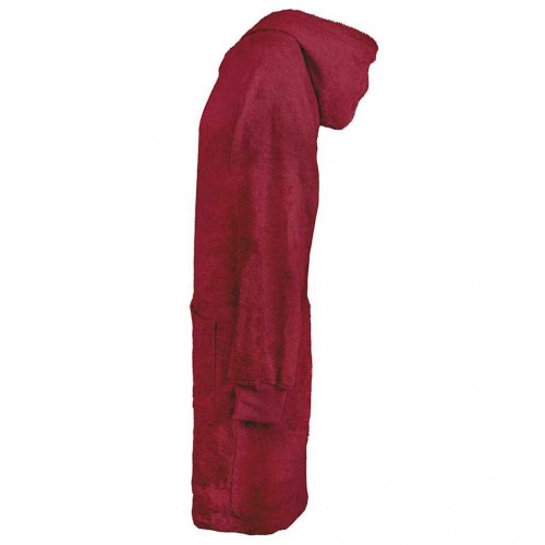 Tæppe-hoodie KINN - rød, L
