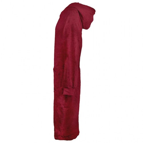 Tæppe-hoodie KINN XL - rød bomuld