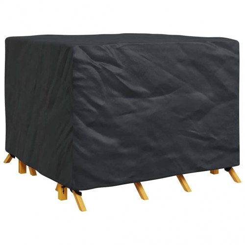 Møbelovertræk i sort 210D oxford - 135 × 135 × 90 cm