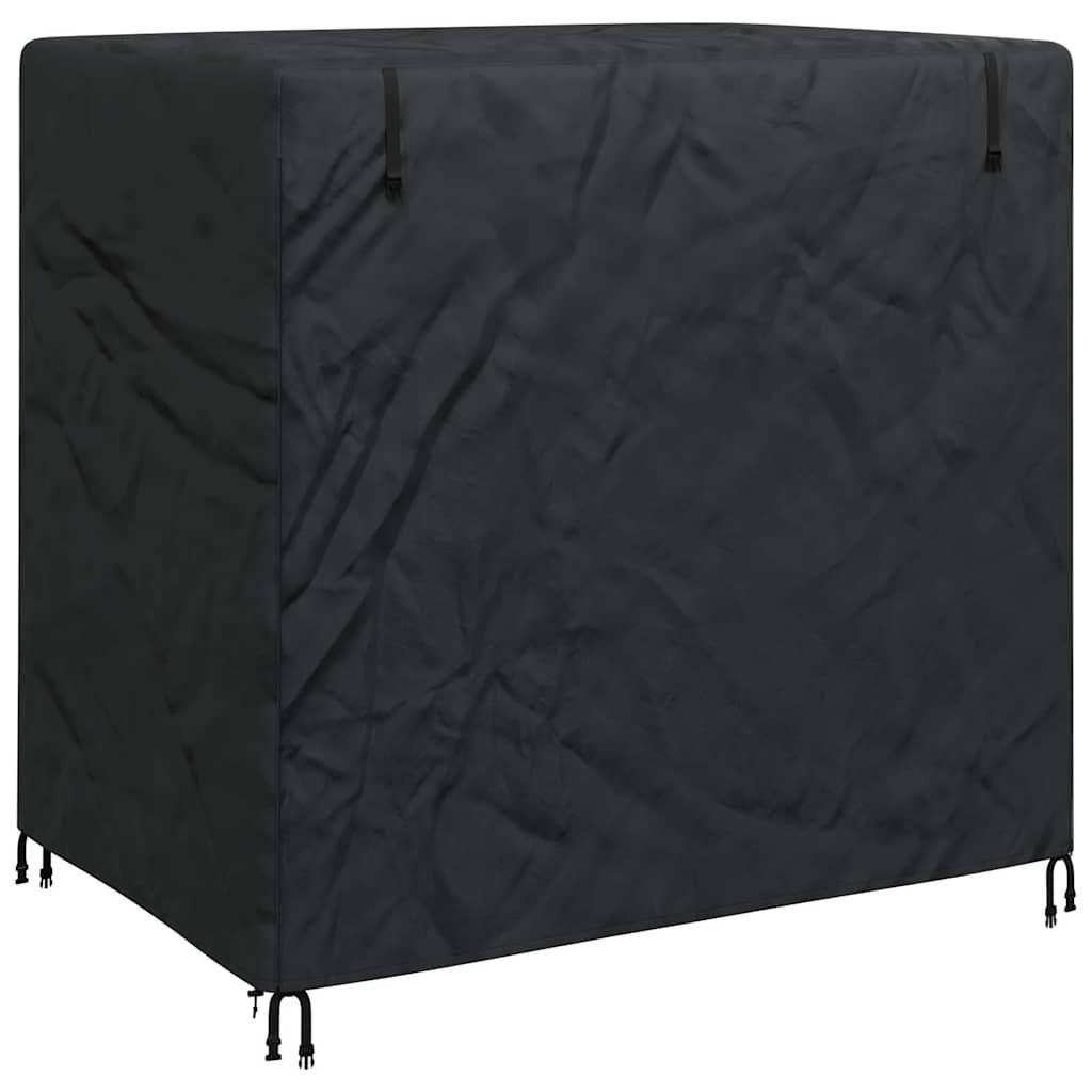 Overtræk til udendørs gynge Sort 175 x 125 x 160 cm 210D stof