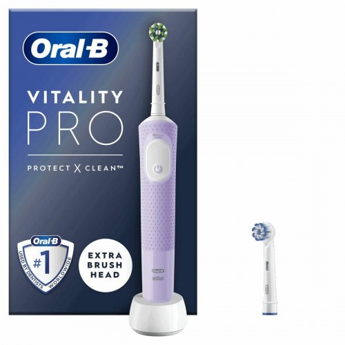 Elektrisk tandbørste Oral-B Vitality Pro - lilla (EU-stik)