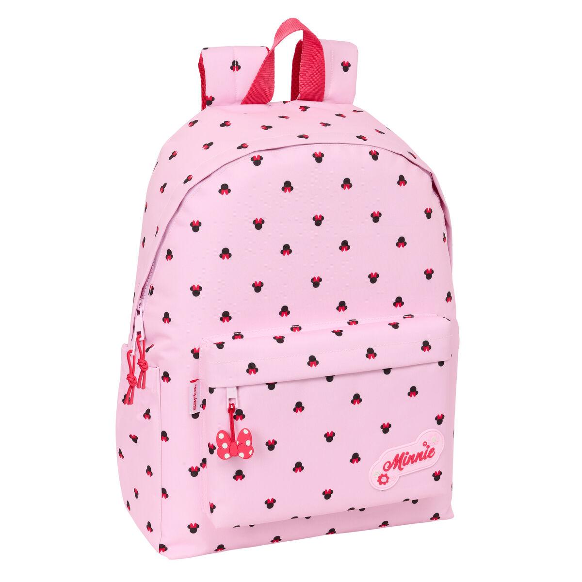 Minnie Mouse skoletaske Naive - pink 31 × 43 × 13 cm