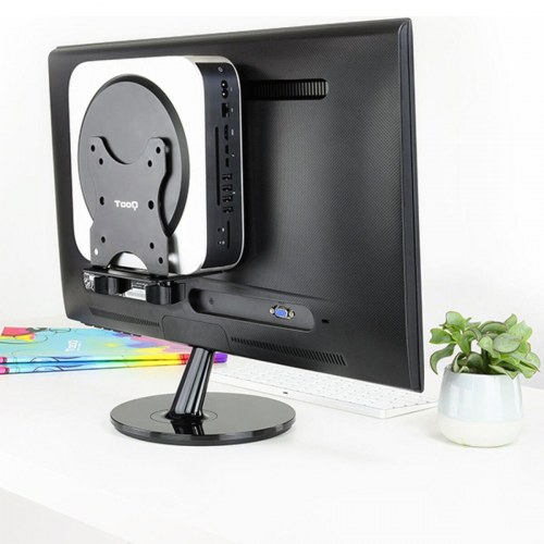 PC-holder til mini-PC - TooQ TCCH0001-B, 5 kg, metal, sort